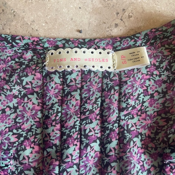 Pins & Needles Purple Floral Blouse - Picture 3 of 6